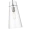 Z-Lite Kira Pendant, 1-Light, 6.5 In.W x 13 In.H, Brushed Nickel/Clear 7508P-BN - alternate 6